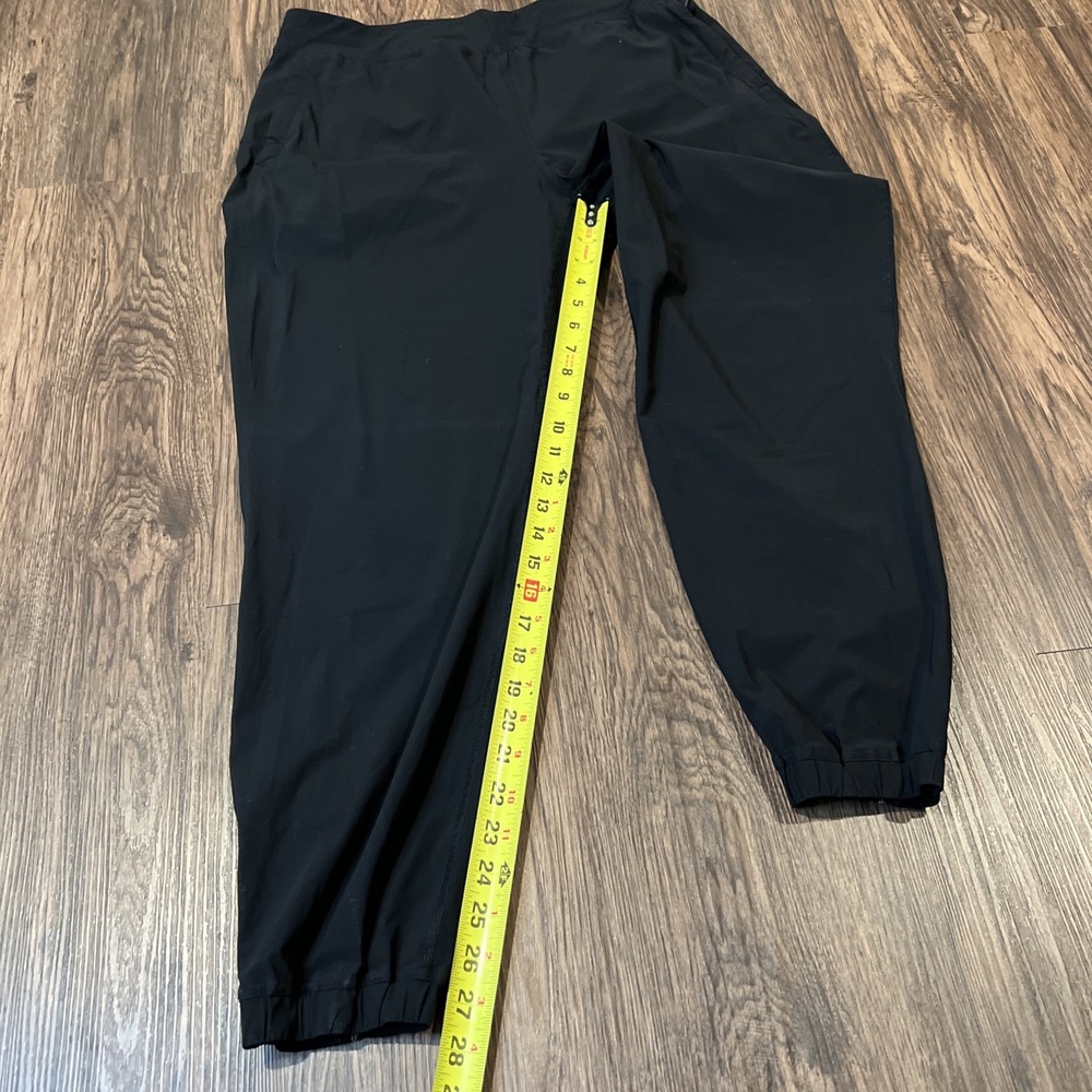 Lululemon Adapted State High Rise Jogger Women's Size 12 Black Zip Ankle READ - Picture 8 of 12